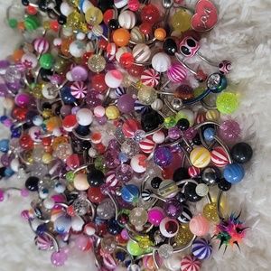 300 pc Belly Navel Ring Bundle